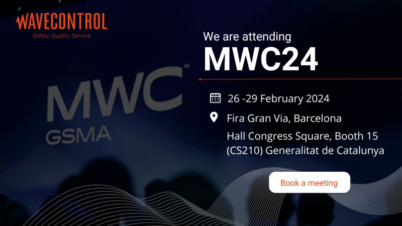 Wavecontrol at MWC Barcelona 2024! Find us at Congress Square, Booth 15 (CS210)