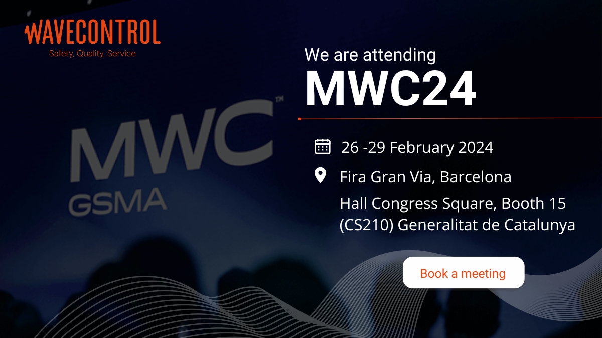 Wavecontrol estará presente en MWC Barcelona 2024