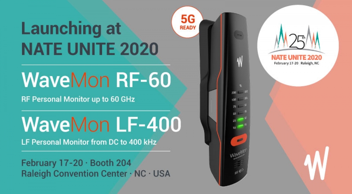 Wavecontrol to launch WaveMon RF-60 and WaveMon LF-400 at NATE UNITE 2020
