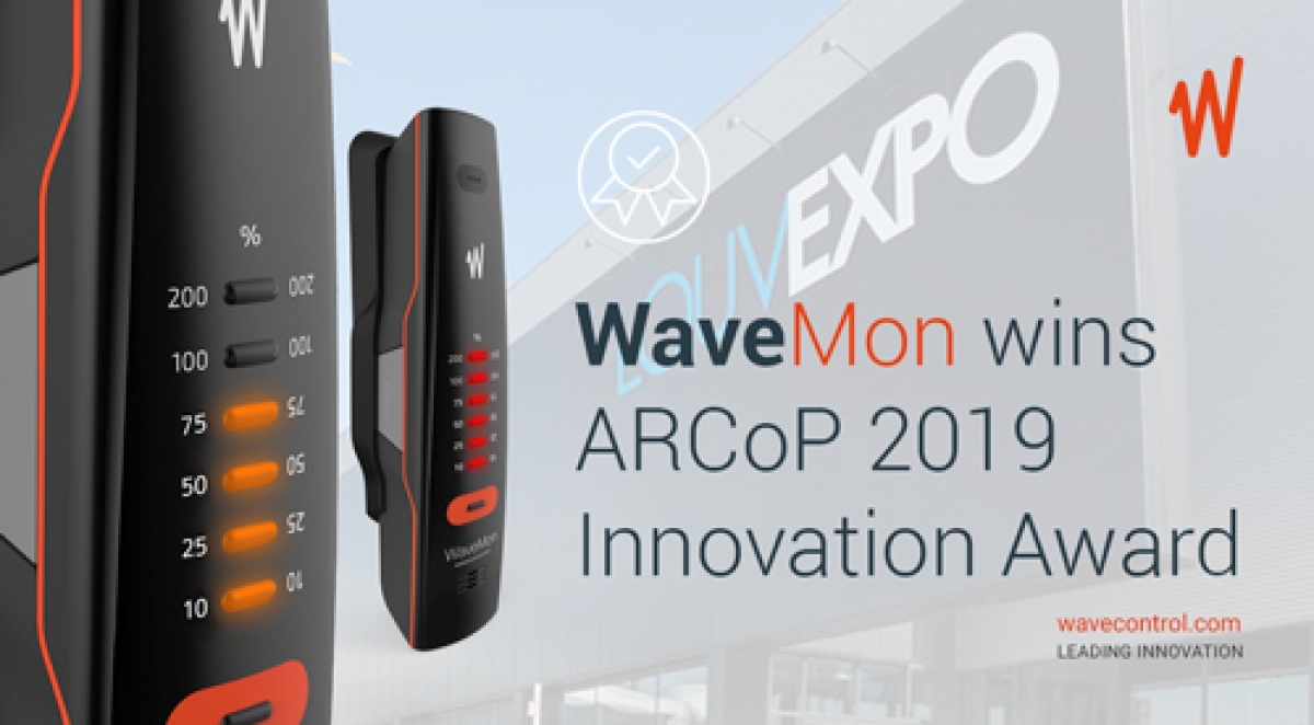 WaveMon wins ARCoP 2019 Innovation Award in Belgium