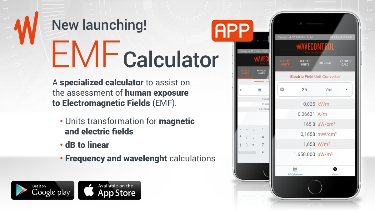 Wavecontrol launches an EMF Calculator app for Android and iOS
